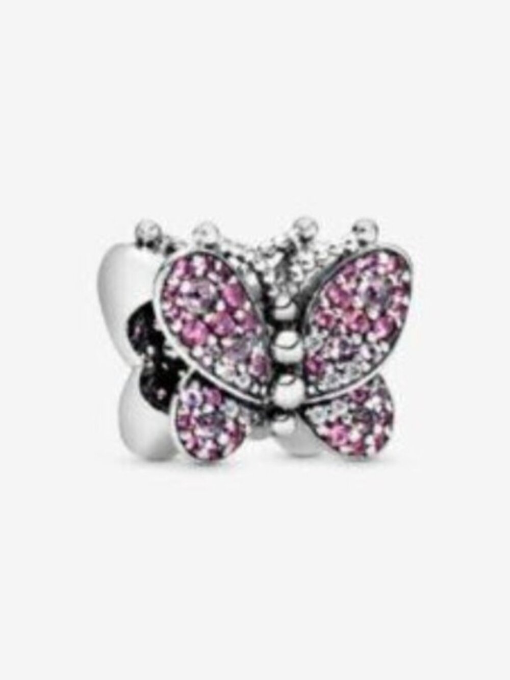 Pandora Pink Crystal Butterfly Charm